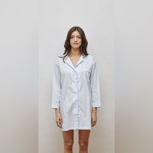 Women’s Marigot Amboise Nightshirt | Medium | Sky Stripe